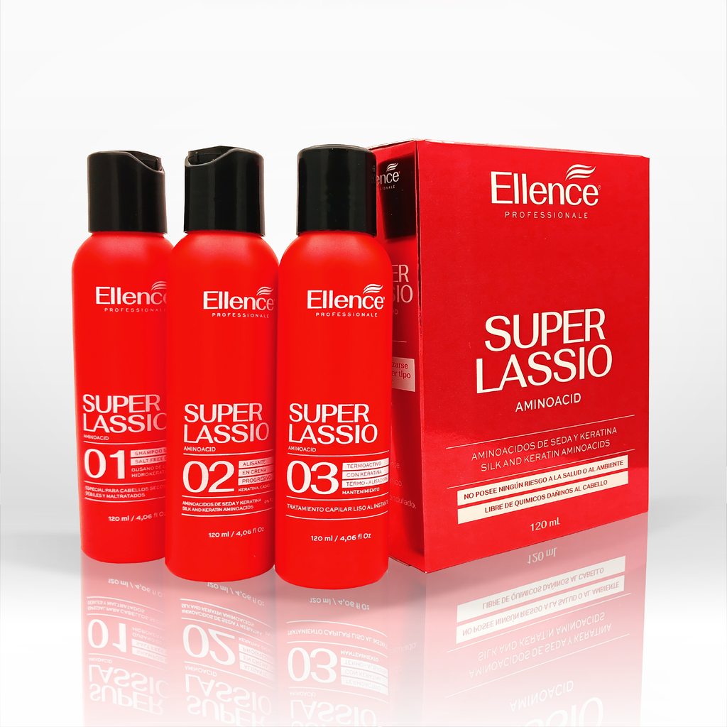 KIT AMINOACIDO SUPER LASSIO X120ML ELLENCE PROFESSIONALE