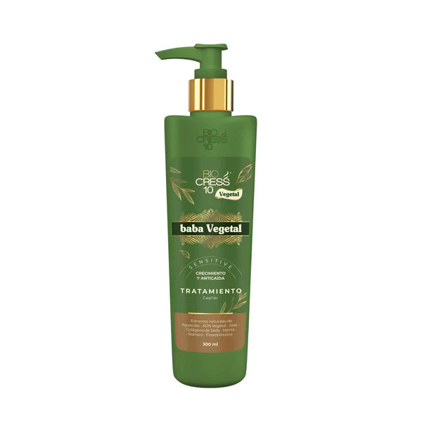 TRATAMIENTO BABA VEGETAL 300ML - BIOCRESS
