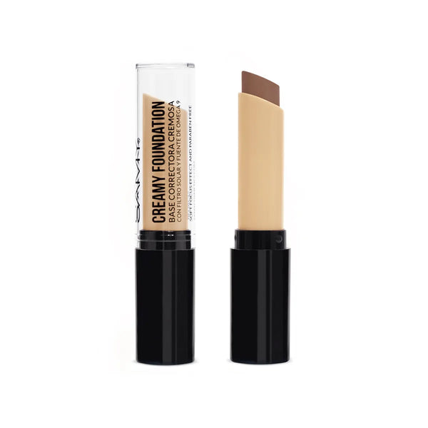 BASE CORRECTORA CREMOSA 08 CHOCOLATE - SAMY