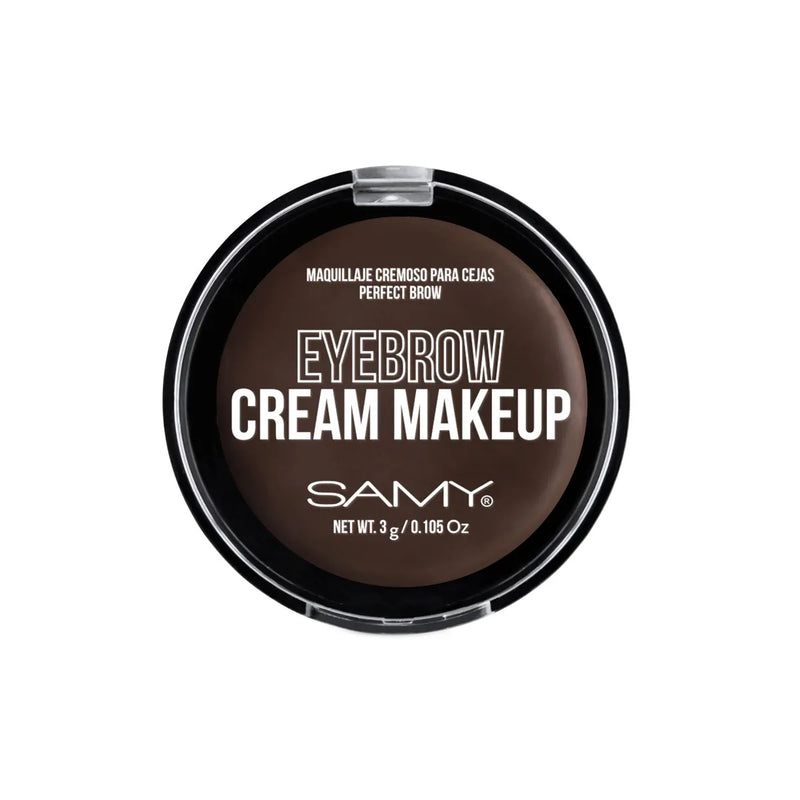 MAQUILLAJE CREMOSO PARA CEJAS OSCURO - SAMY