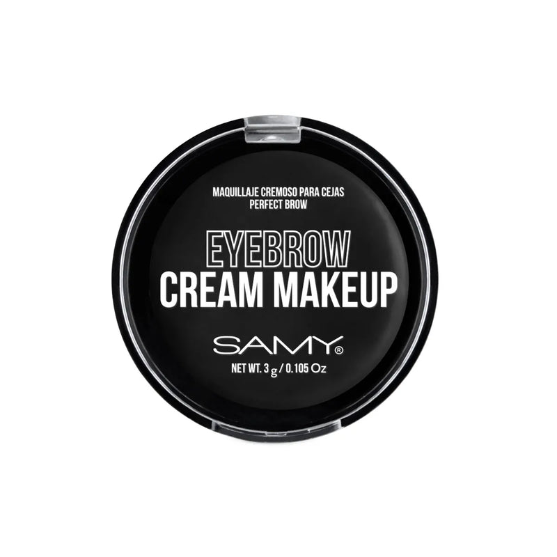 MAQUILLAJE CREMOSO PARA CEJAS NEGRO - SAMY