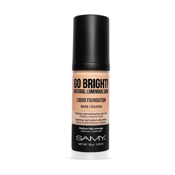 BASE LIQUIDA GO BRIGHT BEIGE  - SAMY