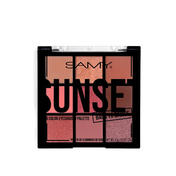PALETA DE SOMBRAS SUNSET - SAMY