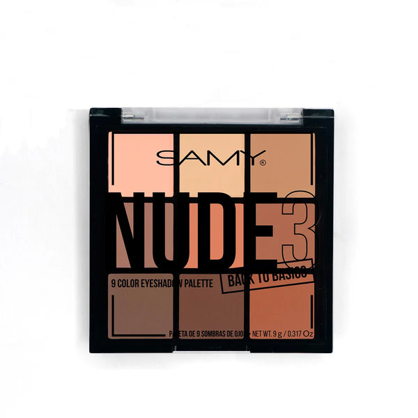 PALETA DE SOMBRAS NUDE - SAMY