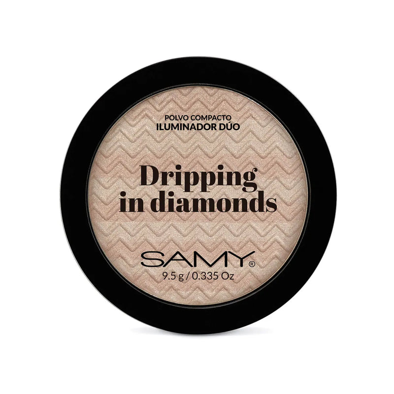 POLVO COMPACTO ILUMINADOR DRIPPING IN DIAMONDS - SAMY