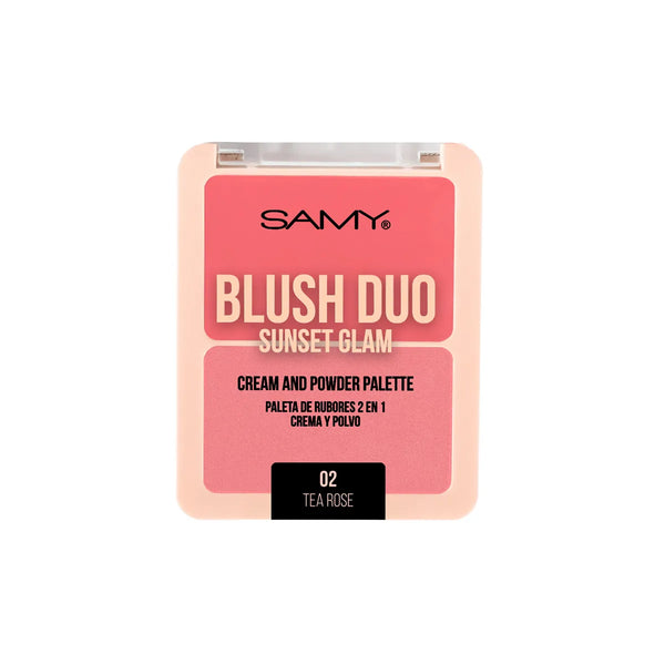 RUBOR 2 EN 1 TEA ROSE - SAMY