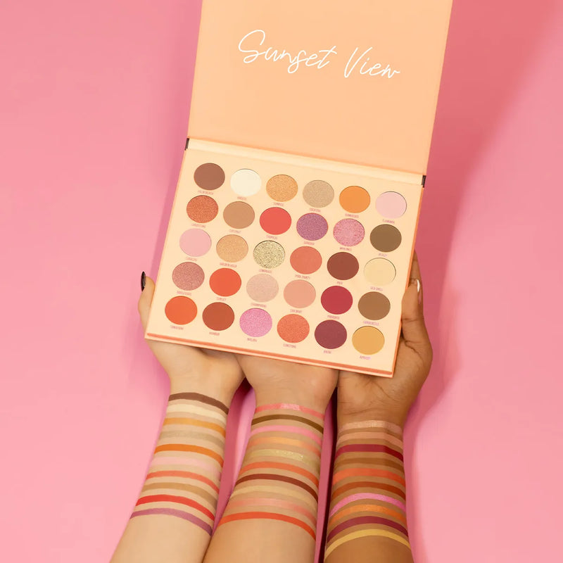 PALETA DE SOMBRAS SUNSET GLAM - SAMY