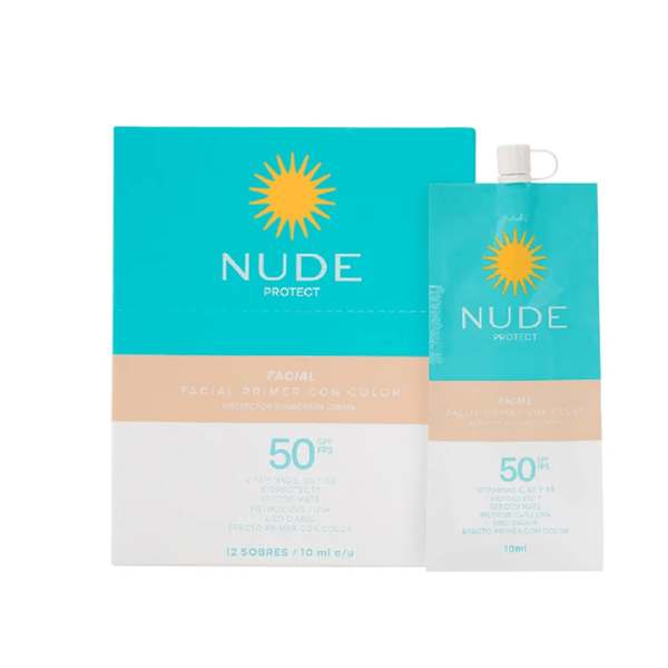 PROTECTOR SOLAR FACIAL COLOR SPF50 10ML - NUDE