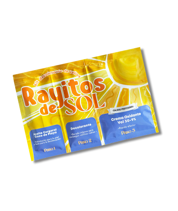 KIT DECOLORANTE DE VELLOS - RAYITOS DE SOL