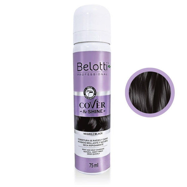 COVER & SHINE NEGRO 75ML - BELOTTI