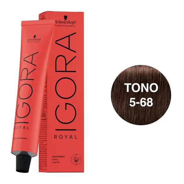 5.68 CASTAÑO CLARO MARRON ROJO - IGORA