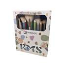 SET DE BROCHAS + COSMETIQUERA P473 - IMPORTADO