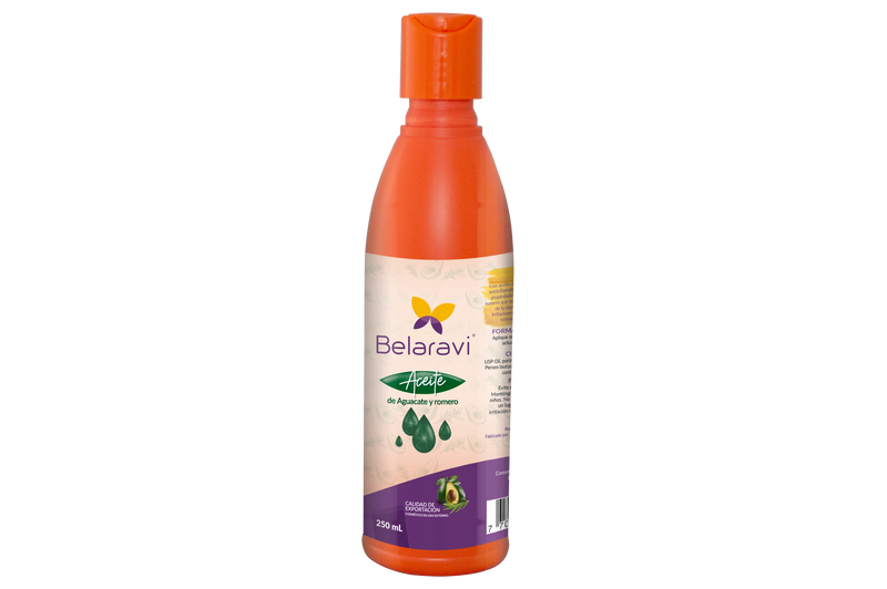 ACEITE CORPORAL AGUACATE Y ROMERO 250 ML - BELARAVI