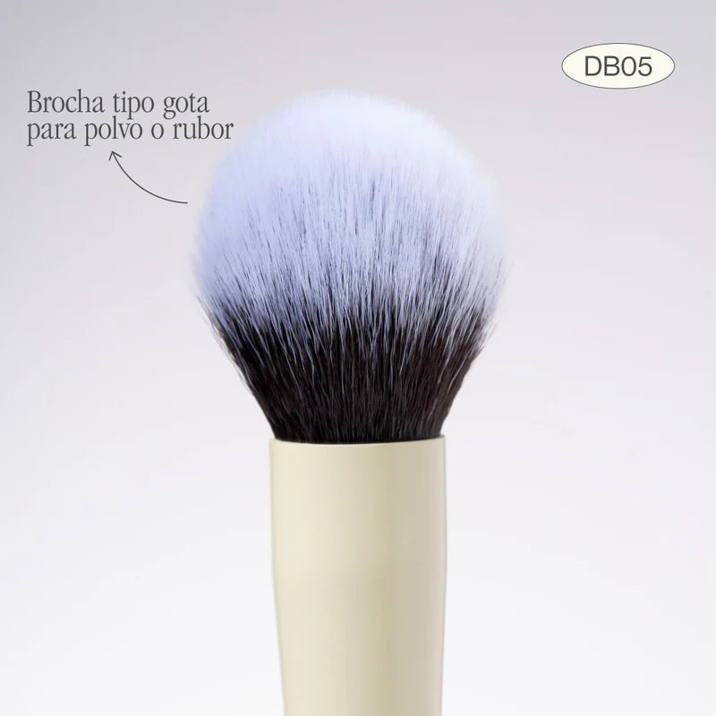 BROCHA DB05 DUO GLAM PARA POLVO Y CORRECTOR - ATENEA