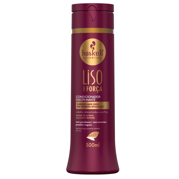 ACONDICIONADOR LISO C FORCA 300ML - HASKELL