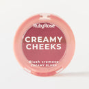 RUBOR COMPACTO CREAMY CHEEKS PEACHY VIBE - RUBY ROSE
