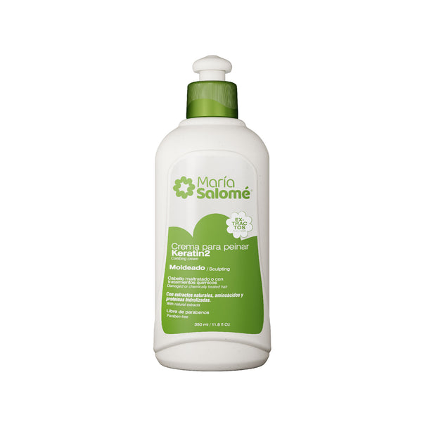 CREMA PARA PEINAR KERATIN2 SIN SAL X400 ML - MARIA SALOME