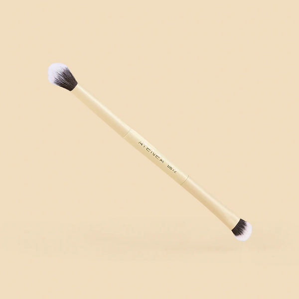 BROCHA DB12 DUO GLAM PLANA CREMA Y DIFUMINADORA - ATENEA