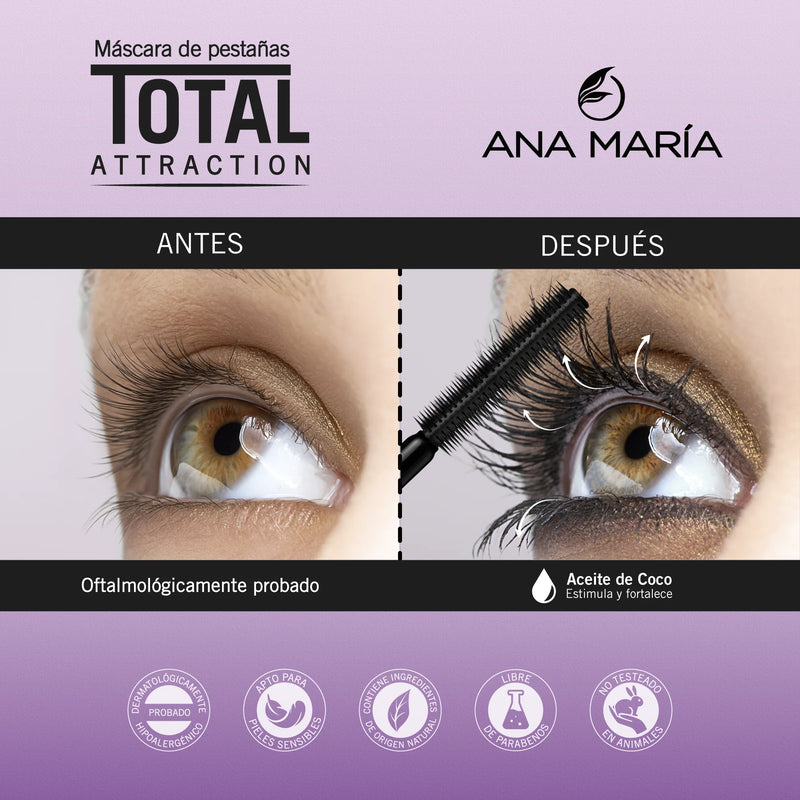 MASCARA TOTAL ATTRACTION WATERPROOF - ANA MARIA