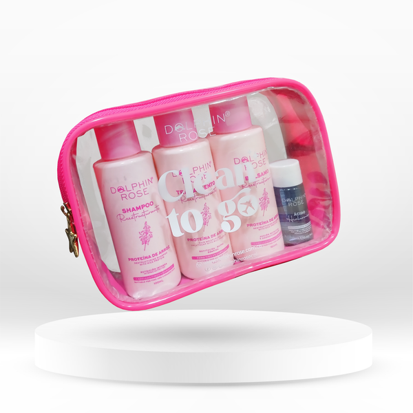KIT VIAJERO PROTEÍNA DE ARROZ 100ML - DOLPHIN ROSE
