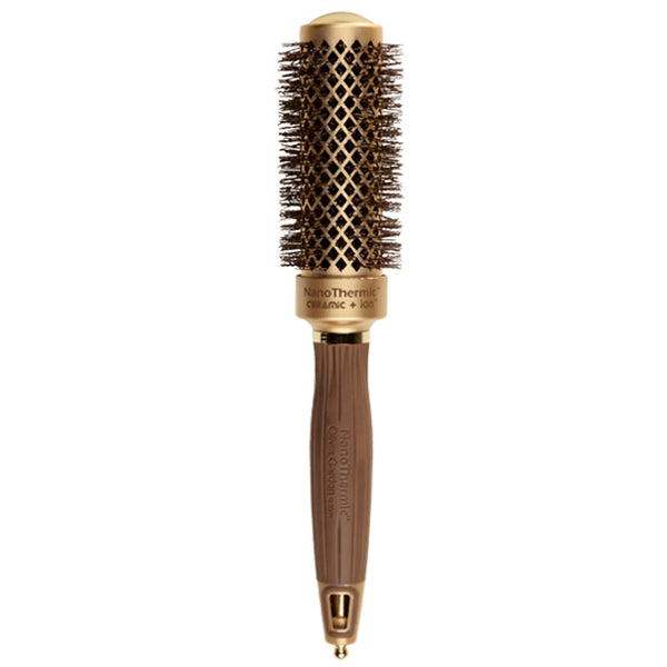 CEPILLO TERMICO NT34 ANTIBACTERIAL GOLD 1 1/4" - OLIVIA GARDEN