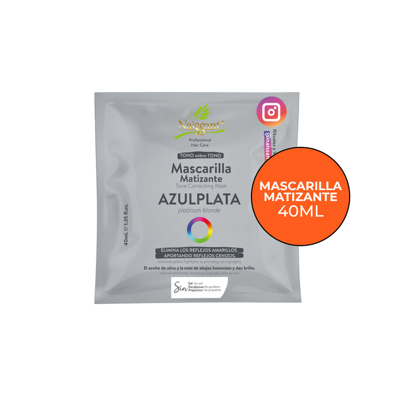 MASCARILLA AZUL PLATA X 40 ML - NAISSANT