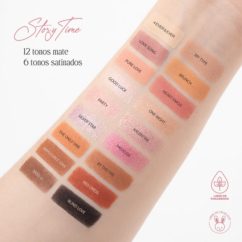 PALETA DE SOMBRAS STORYTIME - ATENEA