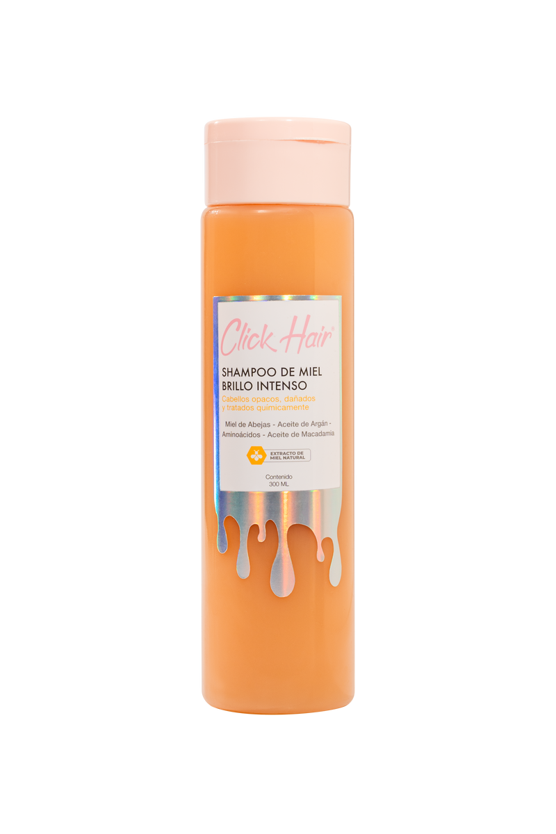SHAMPOO DE MIEL BRILLO INTENSO X300ML - CLICK HAIR
