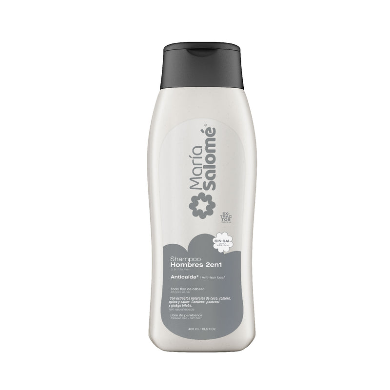 SHAMPOO 2 EN 1 CAIDA E HIDRATACION X400 ML - MARIA SALOME
