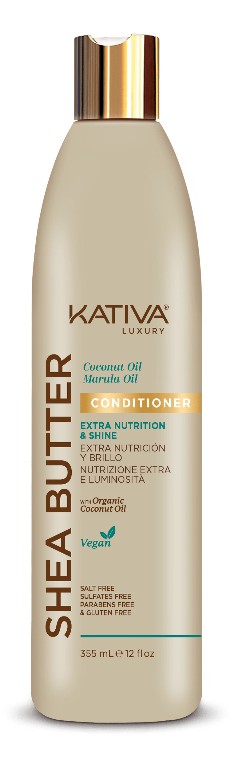 CONDITIONER SHEA BUTTER COCONUT MARULA X 355 ML - KATIVA