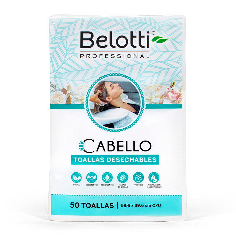 TOALLA DESECHABLE CABELLO - BELOTTI