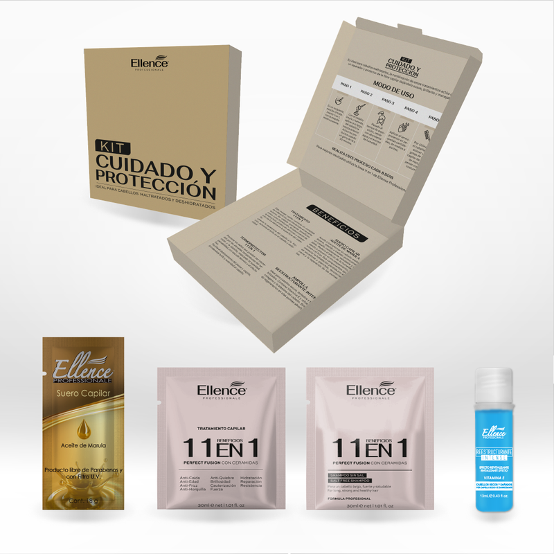 KIT  CUIDADO Y PROTECCION ELLENCE X 30 - ELLENCE PROFESSIONALE