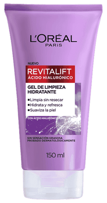 GEL LIMPIEZA FACIAL REVITALIF ACIDO HIALURONICO GEL 150 ML - LOREAL PARIS