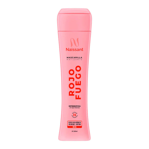 MASCARILLA MATIZANTE ROJO FUEGO X300ML - NAISSANT
