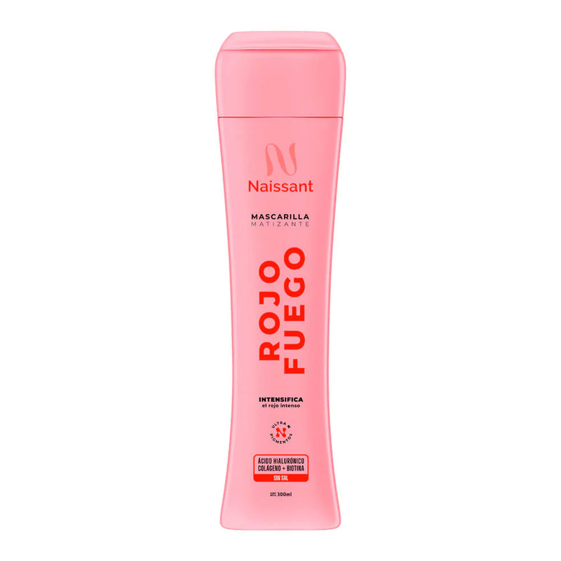 MASCARILLA MATIZANTE ROJO FUEGO X300ML - NAISSANT