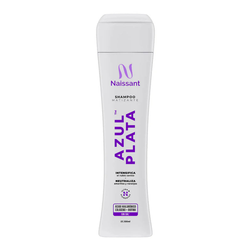 SHAMPOO MATIZANTE AZUL PLATA X300ML - NAISSANT