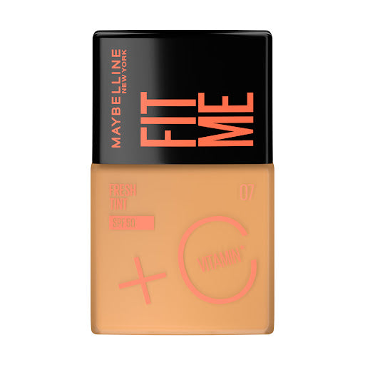 MAQUILLAJE LIQUIDO MATTE FIT ME 07 FRESH TINT - MAYBELLINE