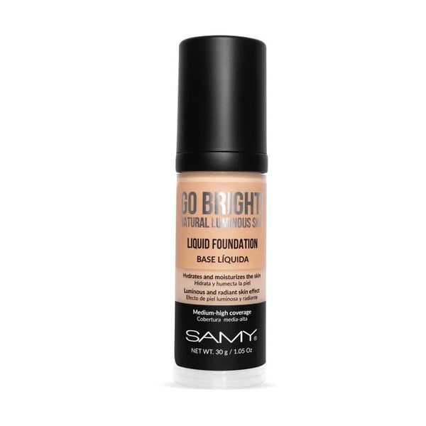 BASE LIQUIDA GO BRIGHT #2 BEIGE  - SAMY