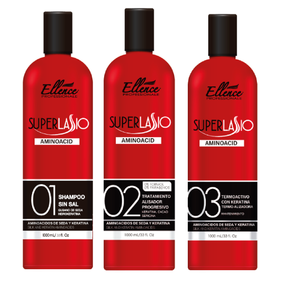 KIT AMINOACIDOS SUPER LASSIO X1000ML ELLENCE PROFESSIONALE