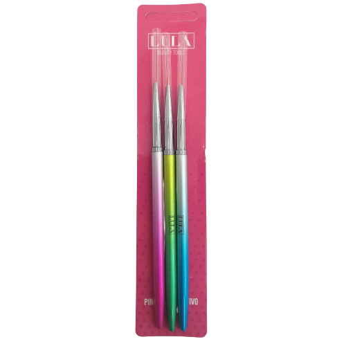 SET DE PINCELES DECORATIVOS X 3 UND MY-7 - ATENEA