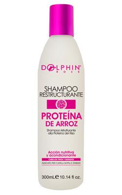 SHAMPOO PROTEINA DE ARROZ X 300ML - DOLPHIN ROSE